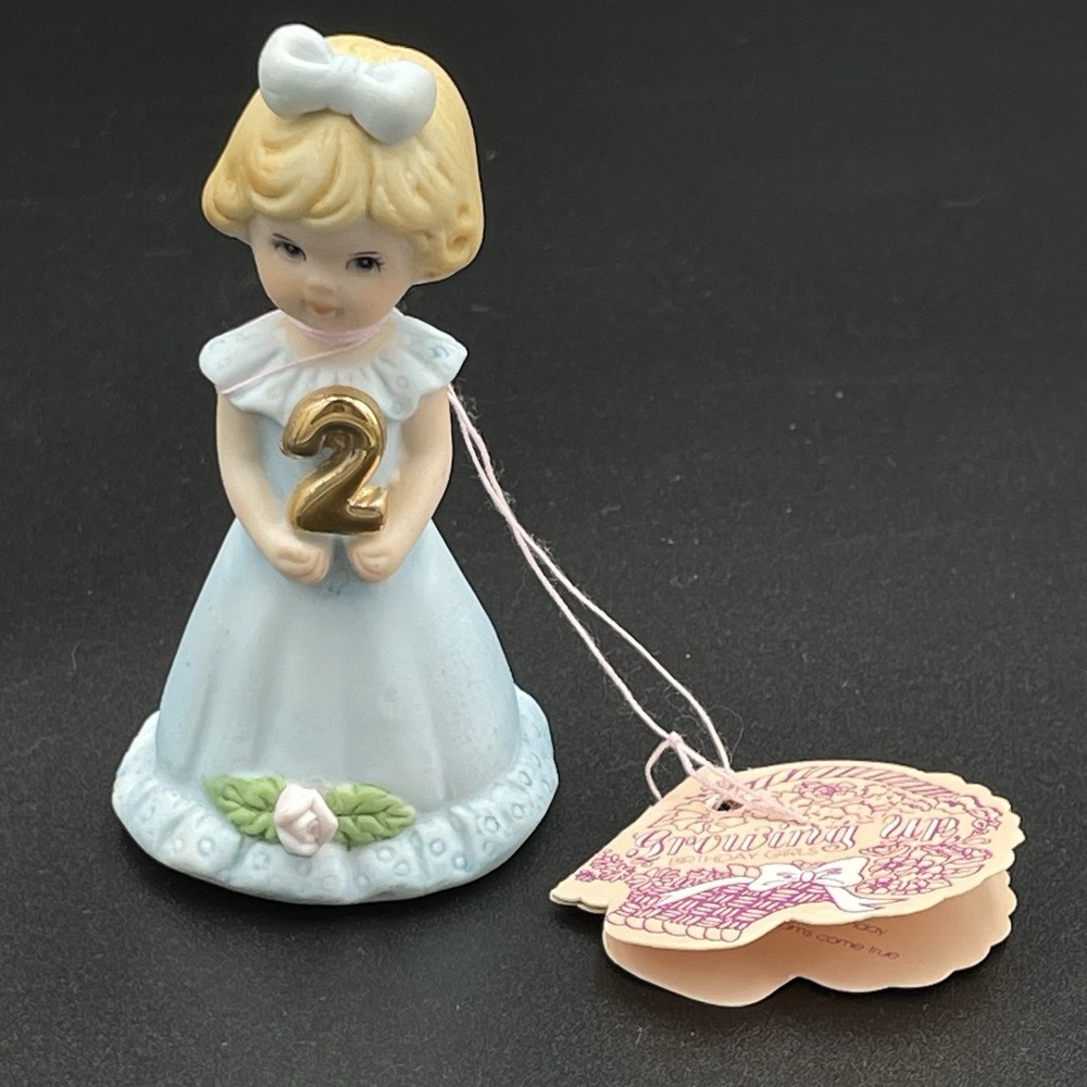 Vintage ENESCO Growing Up Birthday Girls Age 2 1981 Blonde Doll Mint W/ Tags - Picture 1 of 11